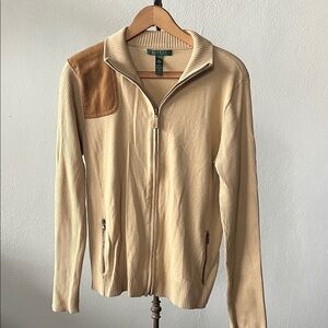 Ralph Lauren LRL Zip Sweater Size Large